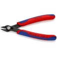 Прецизионные кусачки Knipex 125мм для электроники вороненые с двухкомпонентными рукоятками 