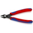 Прецизионные кусачки Knipex 125мм для электроники вороненые с двухкомпонентными рукоятками 