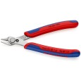 Прецизионные кусачки Knipex 125мм для электроники с двухкомпонентными рукоятками 