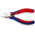 Кусачки боковые Knipex 130мм для электроники с двухкомпонентными рукоятками 