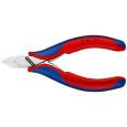 Кусачки боковые Knipex 115мм для электроники с двухкомпонентными рукоятками 