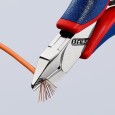 Кусачки боковые Knipex 115мм для электроники с двухкомпонентными рукоятками 