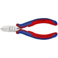 Кусачки боковые Knipex 130мм для электроники с двухкомпонентными рукоятками 