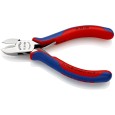 Кусачки боковые Knipex 130мм для электроники с двухкомпонентными рукоятками 