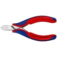 Кусачки боковые Knipex 115мм для электроники с двухкомпонентными рукоятками 