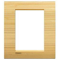 LivingLight Рамка прямоугольная, 3+3 модуля, цвет Бамбук 