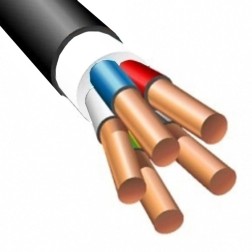 Кабель силовой ППГнг(А)-HF 5х2,5 ГОСТ 31996 (Электрокабель НН) 