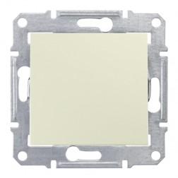 Выключатель IP44 Sedna бежевый 