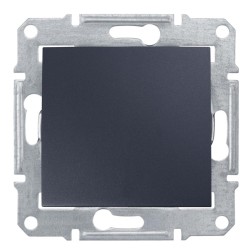 Выключатель IP44 Sedna графит 