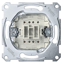 Переключатель 1-клавишный 10А Merten механизм 