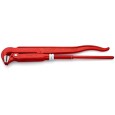 Ключ трубный Knipex 1 1/2 дюйма прямые губки 90° 60мм L-420мм 
