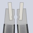 Прецизионные щипцы для стопорных колец фосфатированные, серого цвета 210 мм 