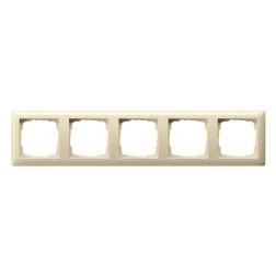 Рамка 5-ая Gira Standard 55 Крем глянцевый 
