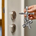 Ключ KNIPEX TwinKey 92мм крестовой 8-лучевой для стандартных шкафов и систем запирания 