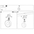 Светильник Paulmann Spot Circle 5W 2700K 308Lm для шинопровода URail хром матовый 