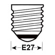 Лампа энергосберегающая ESL QL7 15W 2700K E27 спираль d46x98 теплая 