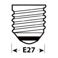 Лампа энергосберегающая ESL QL7 25W 2700K E27 спираль d46x110 теплая 