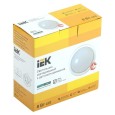 Светильник LED ДПО 5012Д 8Вт 4000K IP65 круг белый с микроволновым датчиком движения IEK 