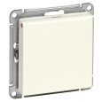 Розетка с заземлением со шторками 16А  SE W59 Aqua IP44, слоновая кость (бежевый) 