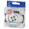 Фонарь ЭРА SB-501 пушлайт Аврора 4LED, батареи 3xAAA, белый 