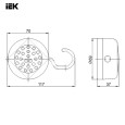 Фонарь светодиодный ДРО 2024Р, 24LED, 3ААA IEK 