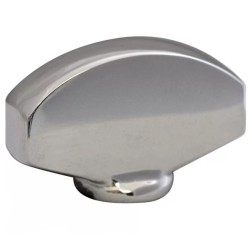 Поворотная ручка овального типа Fede Nickel satin 
