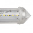 Сосулька светодиодная 100см, 220V, E27, 8W LED 60х2 двухсторонняя IP44 белый 