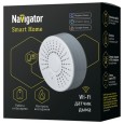 Умный датчик дыма Navigator 14550 NSH-SNR-S001-WiFi питание CR2 3В оповещение светом, звуком 