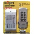 Дистанционный выключатель Navigator 61761 NRC-SW01-1V1-6 с радиопультом на 6 каналов 6х1000Вт 