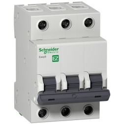 Автоматический выключатель Schneider Electric EASY 9 3П 10А С 4,5кА 400В (автомат) 