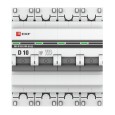 Автоматический выключатель 4P 16А (D) 4,5kA ВА 47-63 EKF PROxima (автомат) 