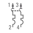 Автоматический выключатель 2P 10А (C) 4,5kA ВА 47-63 EKF PROxima (автомат) 