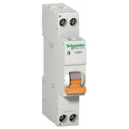 Дифференциальный автомат Schneider Electric АД63 1п+н 6A 30мА 4,5кА C (тип АС) 1 модуль 