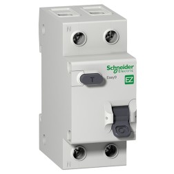 Дифференциальный автомат Schneider Electric Easy9 1П+Н 10А 30мА C тип AC 4,5кА  2 модуля 