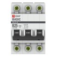 Автоматический выключатель 3P 25А (B) 4,5кА ВА 47-29 EKF Basic (автомат) 