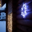 Фигура световая Снежинка LED цвет белый, размер 45x38см IP65 
