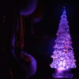 Фигура светодиодная Елочка 1LED RGB 15см Питание от 3 AG13 (батарейки в комплекте) 