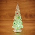 Фигура светодиодная Елочка 1LED RGB 15см Питание от 3 AG13 (батарейки в комплекте) 