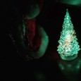 Фигура светодиодная Елочка 1LED RGB 15см Питание от 3 AG13 (батарейки в комплекте) 