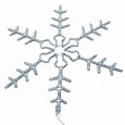 Фигура световая Большая Снежинка цвет синий, размер 95x95см IP65 