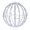 Шар светодиодный 230V, диаметр 50см, 200LED, эффект мерцания, цвет белый IP65 