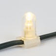 Гирлянда LED ClipLight 12V  шаг 150 мм, цвет диодов ТЕПЛЫЙ БЕЛЫЙ, Flashing (Белый) 