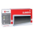 Щит распределительный накладной ЩРН-П-18 SlimBox 18м пластик затемненная дверца IP41 EKF PROxima 