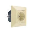 Умная розетка 2К+З 16А 230В  Legrand Valena Life NETATMO слоновая кость (бежевый) 