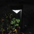 Садовый светильник ЭРА SL-PL42-DMD на солнечной батарее, пластик, черный, 42см 