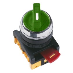 Переключатель ANC-22-2 2 полож.зел.неон/240В I-O 1з+1р ИЭК 