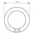 Люминесцентная лампа кольцевая Sylvania FC 22W/865 C T9 G10q, 208mm 