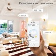 Лампа светодиодная филаментная Gauss Smart Home DIM+CCT E27 Diamond Golden 6,5 Вт 2000-5500 К 1/40 