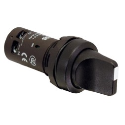 Переключатель ABB C3SS3-30B-11 3-х позиционный черный 1НО1НЗ без фиксации  Переключатель ABB C3SS3-30B-11 3-х позиционный черный 1НО1НЗ без фиксации