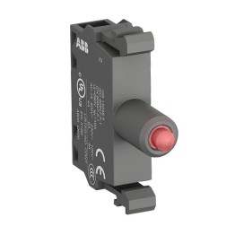 Патрон ABB MLBL-07R со встроенным светодиодом красный 230В AC 